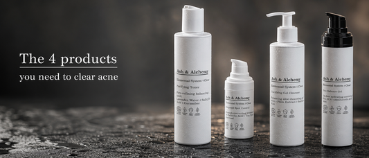 Men's Acne Skincare: The 4 Products You Actually Need | Ash & Alchemy